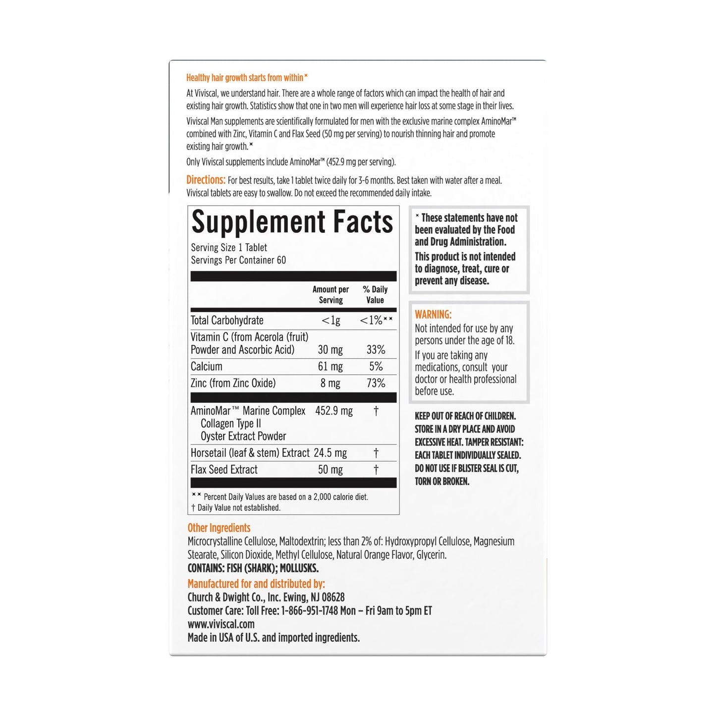 Men's Hair Growth Supplement